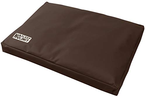 Wouapy No Sleep Limit Hundematratze, Braun für Hunde, 70 x 50 x 8 cm von Wouapy