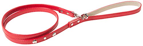 Wouapy Original Leine Hunde, aus Kunstleder, 13 mm breit, 10 m lang, Rot Wouapy Original Leine Hunde, aus Kunstleder, 13 mm breit, 10 m lang, Rot von Wouapy