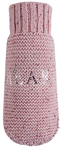 Wouapy Pullover Pailletten Heart Rose von Wouapy in Größe 35, schützt Ihren Hund vor Kälte von Wouapy