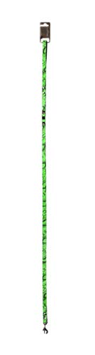 Wouapy Python Hundeleine, Kunstleder, 13 mm breit, 10 m lang, Grün von Wouapy
