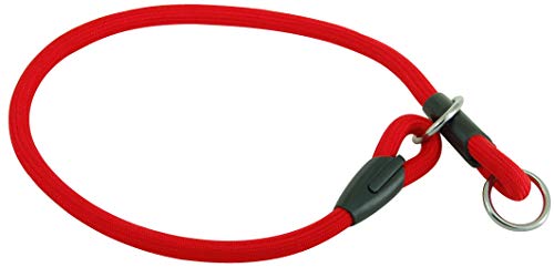 Wouapy Strangler Hundehalsband Mountain Rope, 60 cm lang, Rot von Wouapy
