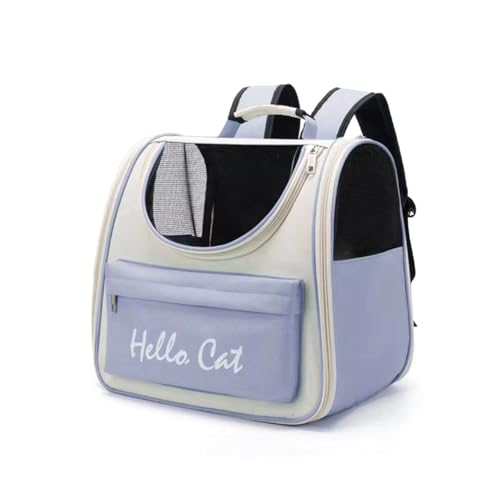 Wouueso Katzentasche, Große Kapazität, Haustierbedarf, Tragbare Katzentasche, Sonnengeschützte, Atmungsaktive Haustiertasche, Himmelblau Wouueso Katzentasche, Große Kapazität, Haustierbedarf, Tragbare Katzentasche, Sonnengeschützte, Atmungsaktive Haustiertasche, Himmelblau von Wouueso