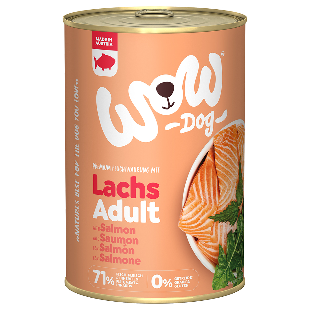 WOW Adult 6 x 400 g - Lachs WOW Adult 6 x 400 g - Lachs von Wow