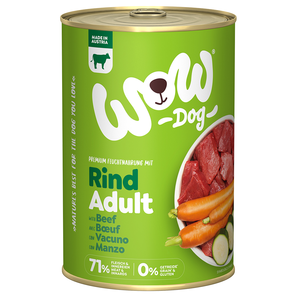 WOW Adult 6 x 400 g - Rind von Wow