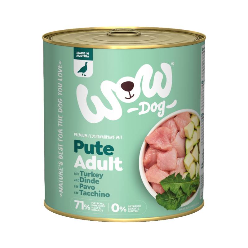 WOW Adult 6 x 800 g - Pute von Wow