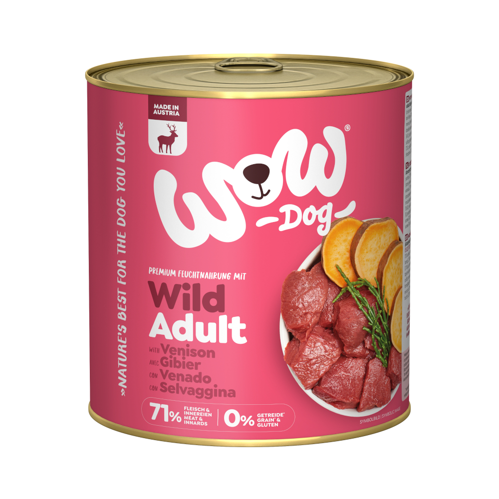 WOW Adult 6 x 800 g - Wild WOW Adult 6 x 800 g - Wild von Wow