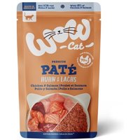WOW Cat Adult 12x125 g Huhn & Lachs von Wow