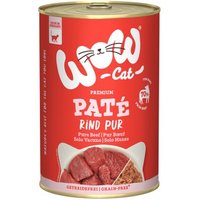 WOW Cat Adult 6x400 g Rind pur von Wow