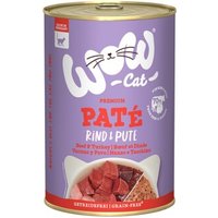 WOW Cat Adult 6x400 g Rind & Pute von Wow