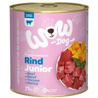 WOW Junior 6x800g Rind mit Kürbis von Wow