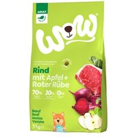 WOW Mini Adult Rind mit Apfel 1kg von Wow