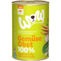 WOW Pur 6 x 400 g - 100% Gemüse & Obst von Wow
