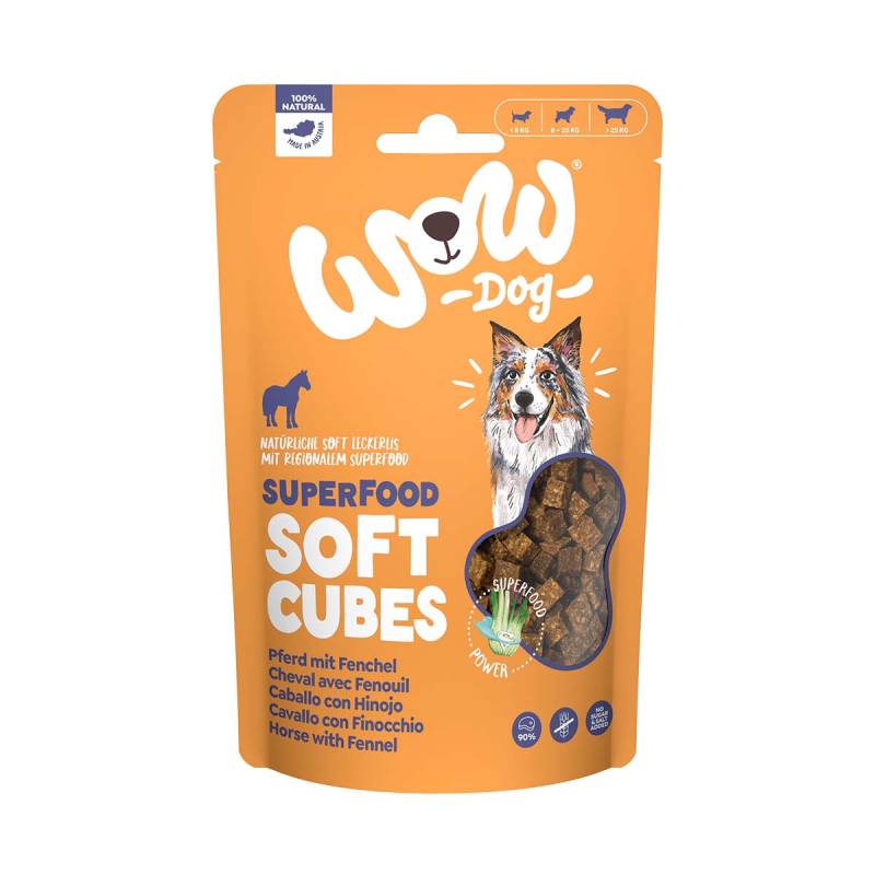 WOW SUPERFOOD Soft Cubes Pferd mit Fenchel 150g von WOW!