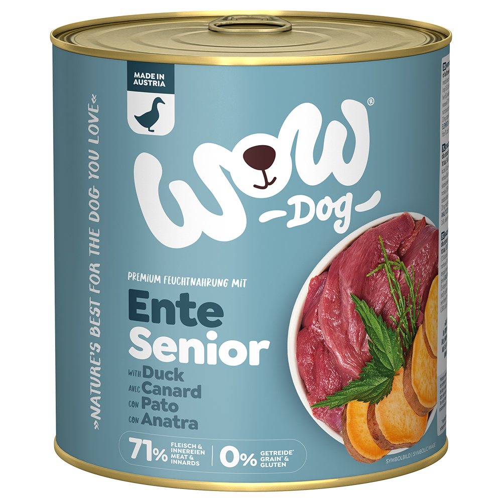 WOW Senior Ente 800 g - 6 x 800 g WOW Senior Ente 800 g - 6 x 800 g von Wow