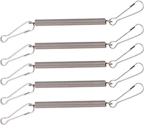 5 x Feder mit 2 Clips, einzeln oder in Kombination verwendet, um Kaninchen-Wasserspender für kleine Tiere zu halten, Fütterungs- und Bewässerungszubehör, Haustier-Wasserflaschen-Federclips, 5 x Feder mit 2 Clips, einzeln oder in Kombination verwendet, um Kaninchen-Wasserspender für kleine Tiere zu halten, Fütterungs- und Bewässerungszubehör, Haustier-Wasserflaschen-Federclips, von Wpppan