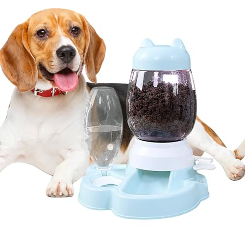 Automatischer Katzenfuttermittel, Hundefutterspender Automatisch | Langsamer Wasserspender - Welpen-Puzzle-Spielzeug, PET-Lieferungen Pushtyp, Interaktives Spielzeug mit großer Kapazität, von Wpsagek