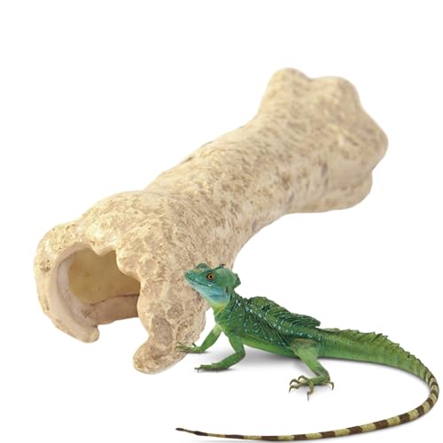 Gecko versteckt, Gecko Hide | Reptilienschlafhöhle,Klettern Versteck für Gecko Snake Turtle Frosch für Haustierkomfort und Sicherheit von Wpsagek