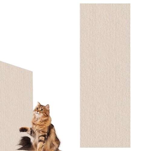 Generic 2er-Pack Cat Scratching Mat, Trimmbare Katzenkratzteppich Für Katzen, Selbstklebende Kratzmatte Für Katzen, Wand Couch Möbelschutz von Wpsagek