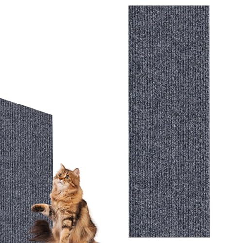 Generic 2er-Pack Cat Scratching Mat, Trimmbare Katzenkratzteppich Für Katzen, Selbstklebende Kratzmatte Für Katzen, Wand Couch Möbelschutz von Wpsagek