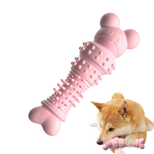 Hundekauenspielzeug, bissfestes Hund Spielzeug - Hund Aggressive Kauspielzeug - Interaktives Accessoires mit bärenförmigen Knochen für große/mittlere/kleine Welpen von Wpsagek