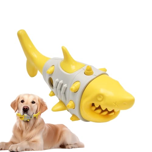 Hundespielzeug Leckerli Spender,Kauspielzeug Für Welpen Als Slow Feeder - Hai-Form Multifunktionaler Futterspender Kauspielzeug Für Garten, Außenbereich Und Training Hundespielzeug Leckerli Spender,Kauspielzeug Für Welpen Als Slow Feeder - Hai-Form Multifunktionaler Futterspender Kauspielzeug Für Garten, Außenbereich Und Training von Wpsagek