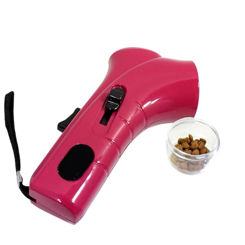 Katzen-Leckerli-Shooter | Handheld Pet Snack Shooter Futter Katapult | Haustier Training Belohnung Spielzeug Snack Feeder für Kätzchen Welpen Spaß Spielen von Wpsagek