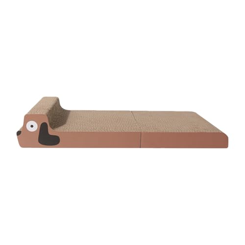 Katzenkratzbrett – Katzenkratzer aus Karton | Hunde-Design Faltbare Möbelschutz Liege für Wohnung Wohnzimmer Schlafzimmer Garten Terrasse von Wpsagek