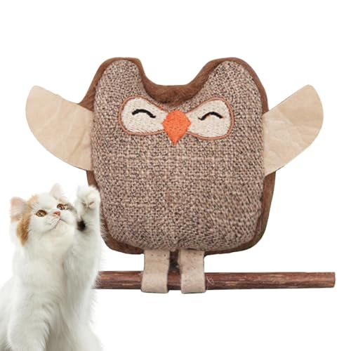 Katzenminenspielzeuge für Katzen, Katzenministerspielzeug,Katzenkauen Spielzeugfeder Katzenminze Bälle - Interaktive süße Haustierzubehör, Mundgesundheit Anreicherung Indoor -Spiele Owl -Puppe Katzenminenspielzeuge für Katzen, Katzenministerspielzeug,Katzenkauen Spielzeugfeder Katzenminze Bälle - Interaktive süße Haustierzubehör, Mundgesundheit Anreicherung Indoor -Spiele Owl -Puppe von Wpsagek