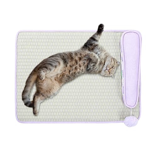 Kühlmatte für Hunde, Katzen, mit Kissen, Wärmeableitung, Haustier-Schlafzubehör für drinnen und draußen, für Hundehütten, Nickerchen Kühlmatte für Hunde, Katzen, mit Kissen, Wärmeableitung, Haustier-Schlafzubehör für drinnen und draußen, für Hundehütten, Nickerchen von Wpsagek
