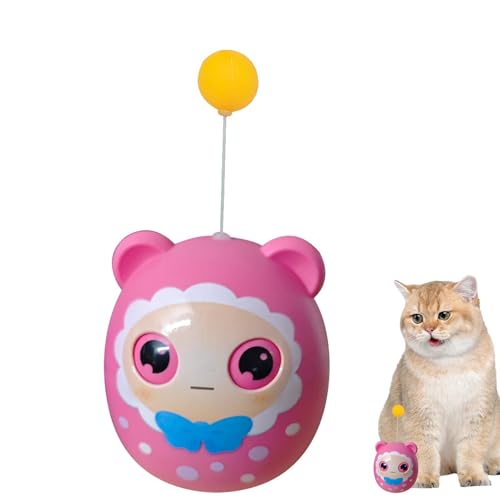 Wpsagek Automatisches Haustier-Übungsspielzeug – Teaser Federn Ball Lustiges Kätzchenspielzeug – Kreatives Haustier-Kätzchen-Federspielzeug für Katzen Übung Spielen Wpsagek Automatisches Haustier-Übungsspielzeug – Teaser Federn Ball Lustiges Kätzchenspielzeug – Kreatives Haustier-Kätzchen-Federspielzeug für Katzen Übung Spielen von Wpsagek