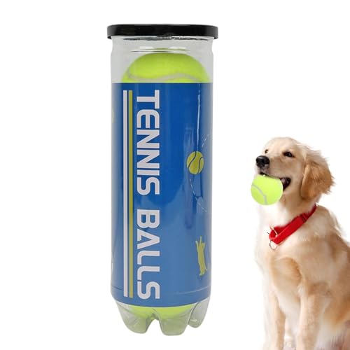 Wpsagek Ballhundspielzeug, Hundebälle für Aggressive | 3X unzerstörbarer Tennisbällchen - Interaktiver Welpentraining Spielzeug Outdoor Sport Haustier Supply für Katzen, Hunde Wpsagek Ballhundspielzeug, Hundebälle für Aggressive | 3X unzerstörbarer Tennisbällchen - Interaktiver Welpentraining Spielzeug Outdoor Sport Haustier Supply für Katzen, Hunde von Wpsagek