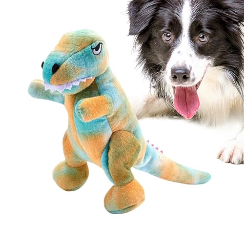 Wpsagek Dinosaurier-Hunde-Kauspielzeug | Interaktives Plüsch-Haustier-Beißspielzeug mit Quietscher – Haustierbedarf für kleine, mittelgroße und große Hunde Zahnreinigung Wpsagek Dinosaurier-Hunde-Kauspielzeug | Interaktives Plüsch-Haustier-Beißspielzeug mit Quietscher – Haustierbedarf für kleine, mittelgroße und große Hunde Zahnreinigung von Wpsagek