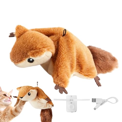 Wpsagek Flattervogel-Katzenspielzeug,Birdchase Flattervogel-Katzenspielzeug - Interaktives, flatterndes Vogel-Katzenspielzeug, automatisch fliegend,Springendes, bewegliches Vogel-Katzenspielzeug mit Wpsagek Flattervogel-Katzenspielzeug,Birdchase Flattervogel-Katzenspielzeug - Interaktives, flatterndes Vogel-Katzenspielzeug, automatisch fliegend,Springendes, bewegliches Vogel-Katzenspielzeug mit von Wpsagek