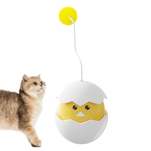 Wpsagek Katzen Spielzeug Bälle,Rollball Für Gelangweilte Hauskatzen | Interaktives Hühnchen Bewegungsspiel Zur Beschäftigung & Gegen Langeweile von Wpsagek