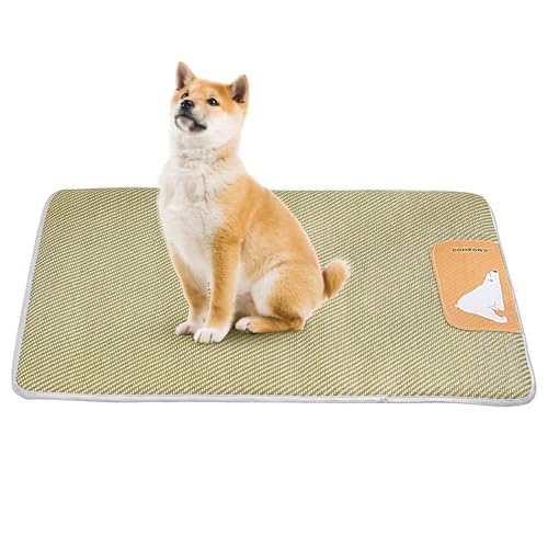 Wpsagek Kühlmatte für Hunde, atmungsaktiv, rutschfest, tragbare Kühldecke, feuchtigkeitsbeständige Kühlmatte für Reisen, Käfig, Zwinger, Zuhause, Boden Wpsagek Kühlmatte für Hunde, atmungsaktiv, rutschfest, tragbare Kühldecke, feuchtigkeitsbeständige Kühlmatte für Reisen, Käfig, Zwinger, Zuhause, Boden von Wpsagek
