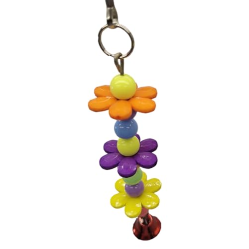 Wpsagek Papageienspielzeug mit Glocke, bissfestes Acrylspielzeug für Papageien, hängbares Vogelspielzeug, Vogel-Kauspielzeug zum Erkunden, Entspannen, Unterhaltung, Spielen Wpsagek Papageienspielzeug mit Glocke, bissfestes Acrylspielzeug für Papageien, hängbares Vogelspielzeug, Vogel-Kauspielzeug zum Erkunden, Entspannen, Unterhaltung, Spielen von Wpsagek