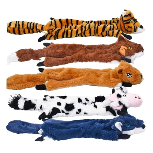Wpsagek Plush Squeaky Dog Toys,5 Stück Plüschige Hundespielzeuge Aus Stoff - Interaktive Beißsimulation Tiere Für Training Belohnung Welpen Aggressive Kauer Trennungsangst Wpsagek Plush Squeaky Dog Toys,5 Stück Plüschige Hundespielzeuge Aus Stoff - Interaktive Beißsimulation Tiere Für Training Belohnung Welpen Aggressive Kauer Trennungsangst von Wpsagek