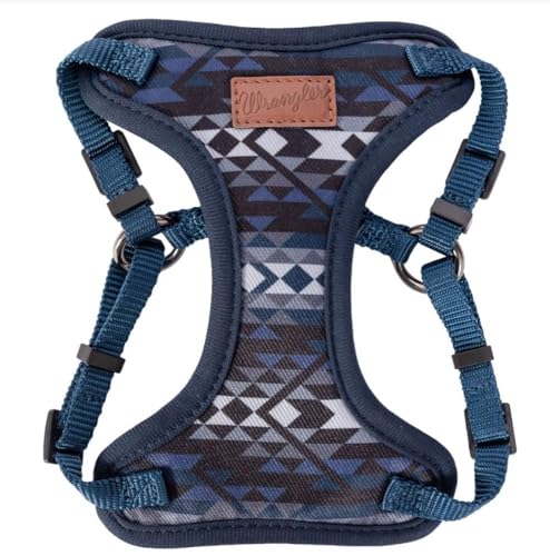 Wrangler LPHRN0058 Blue Southwest Sherpa Comfort Hundegeschirr Southwest S von Wrangler