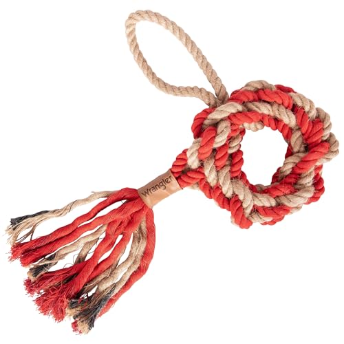 Wrangler Langlebiges Hundespielzeug aus Spiralseil - Robustes Hundespielzeug zum Tauziehen für Kauer - Hundespielzeug für kleine Welpen bis große Rassen Wrangler Langlebiges Hundespielzeug aus Spiralseil - Robustes Hundespielzeug zum Tauziehen für Kauer - Hundespielzeug für kleine Welpen bis große Rassen von Wrangler