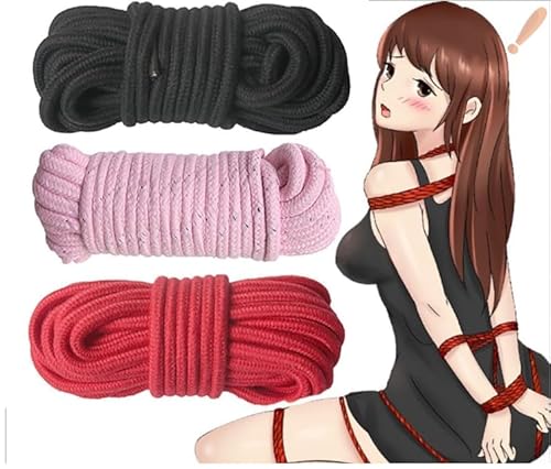10m Dreifarbige Geflochtene Leine, Haushalt Traktion Leine, Einzelpackung, Schwarz Rosa Rot Farbe Passen, Home Dekoration FüR Outdoor-Abenteuer, Original-Geschenk -Z 10m Dreifarbige Geflochtene Leine, Haushalt Traktion Leine, Einzelpackung, Schwarz Rosa Rot Farbe Passen, Home Dekoration FüR Outdoor-Abenteuer, Original-Geschenk -Z von WreGmgg