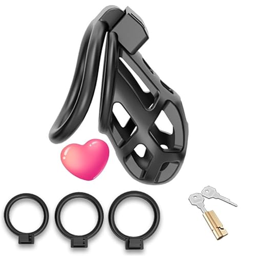 Multifunktionale Indoor Training Klassische Schwarze Kunststoff Multifunktionale Birdcage Mit 3 Ringen Und 1 SchlüSsel, Paar Geschenk - D26 von WreGmgg
