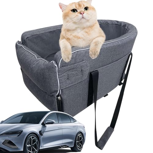 Hunde-Autositz für Konsole, verstellbar, rutschfest, zentrale Kontrolle, atmungsaktiv, Reise-Hundetasche, Haustierhütte für Camping, Ausflüge im Freien und sichere Autofahrten, sicherer Haustiersitz Hunde-Autositz für Konsole, verstellbar, rutschfest, zentrale Kontrolle, atmungsaktiv, Reise-Hundetasche, Haustierhütte für Camping, Ausflüge im Freien und sichere Autofahrten, sicherer Haustiersitz von Wrohto