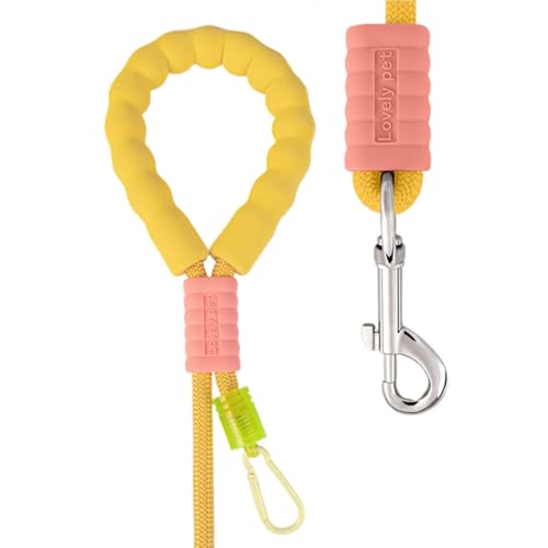 Hundeseil, bunte Welpenleine, verstellbare Haustierschnur, Hundeleine zum Spielen, Camping, Rucksackreisen und Training, ideal für Outdoor-Aktivitäten, Länge ca. 190 cm Hundeseil, bunte Welpenleine, verstellbare Haustierschnur, Hundeleine zum Spielen, Camping, Rucksackreisen und Training, ideal für Outdoor-Aktivitäten, Länge ca. 190 cm von Wrohto