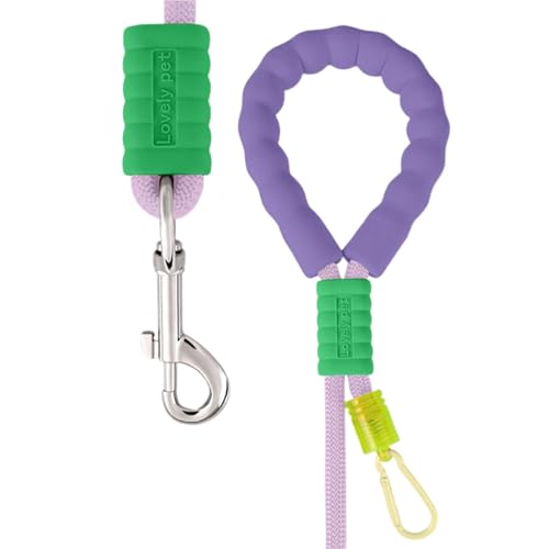 Hundeseil, bunte Welpenleine, verstellbare Haustierschnur, Hundeleine zum Spielen, Camping, Rucksackreisen und Training, ideal für Outdoor-Aktivitäten, Länge ca. 190 cm Hundeseil, bunte Welpenleine, verstellbare Haustierschnur, Hundeleine zum Spielen, Camping, Rucksackreisen und Training, ideal für Outdoor-Aktivitäten, Länge ca. 190 cm von Wrohto