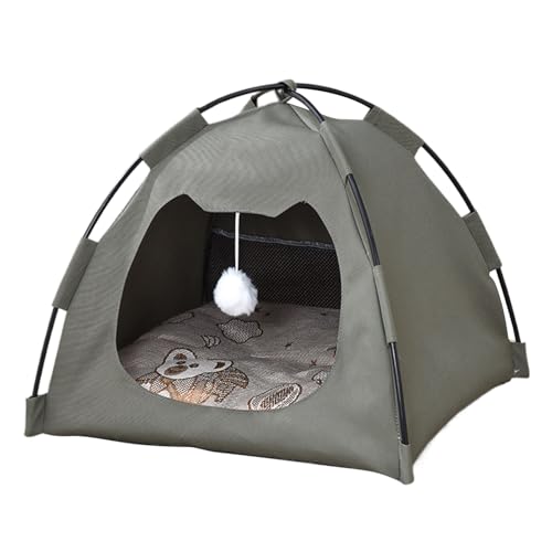 Katzenzelt, Höhlennest, Bett, tragbares, atmungsaktives Haustierhaus für drinnen und draußen, Reisen, gemütlicher Unterschlupf, perfekt für Kätzchen, Welpen, kleine Hunde, Hasen, Camping, 40 x 40 x 40 Katzenzelt, Höhlennest, Bett, tragbares, atmungsaktives Haustierhaus für drinnen und draußen, Reisen, gemütlicher Unterschlupf, perfekt für Kätzchen, Welpen, kleine Hunde, Hasen, Camping, 40 x 40 x 40 von Wrohto