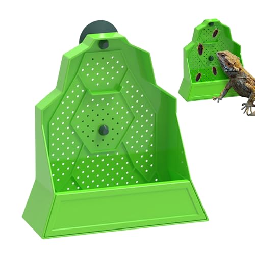 Reptile Feeder, Feeding Dish Tank Accessory, ABS Anti-Escape Hunting Bowl, Durable and Easy to Clean, Ideal for Chameleons, Frogs, Snakes, Spiders, Amphibians, Tortoises, Geckos, 17x18x7cm Reptile Feeder, Feeding Dish Tank Accessory, ABS Anti-Escape Hunting Bowl, Durable and Easy to Clean, Ideal for Chameleons, Frogs, Snakes, Spiders, Amphibians, Tortoises, Geckos, 17x18x7cm von Wrohto