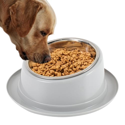 Tilted Pet Bowls for Dogs, Non-Slip Raised Feeding Bowls, Made of Durable Stainless Steel and PP, Ideal Pets Feeder for Cats and Dogs, Microwave Safe for Home and Cage Use, 8.66x3.35 Inches Tilted Pet Bowls for Dogs, Non-Slip Raised Feeding Bowls, Made of Durable Stainless Steel and PP, Ideal Pets Feeder for Cats and Dogs, Microwave Safe for Home and Cage Use, 8.66x3.35 Inches von Wrohto