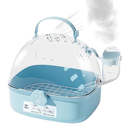 Vogel-Tragetasche, belüftete Reisehütte mit Wasserflasche und Handgurt, leichte Haustiertasche für kleine Rassen, Welpen, Kätzchen, Frettchen, Kaninchen, ideal für den Außenbereich Vogel-Tragetasche, belüftete Reisehütte mit Wasserflasche und Handgurt, leichte Haustiertasche für kleine Rassen, Welpen, Kätzchen, Frettchen, Kaninchen, ideal für den Außenbereich von Wrohto