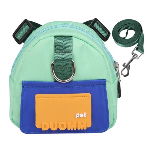 Wrohto Backpack for Dogs to Wear, Treat Pouch Carrier Pet Harness, Dog Saddle Backpack Straps for Canine to Wear, Comfortable for Travel, and Camping, Small 12x12x5cm, M 15x15x6cm Wrohto Backpack for Dogs to Wear, Treat Pouch Carrier Pet Harness, Dog Saddle Backpack Straps for Canine to Wear, Comfortable for Travel, and Camping, Small 12x12x5cm, M 15x15x6cm von Wrohto