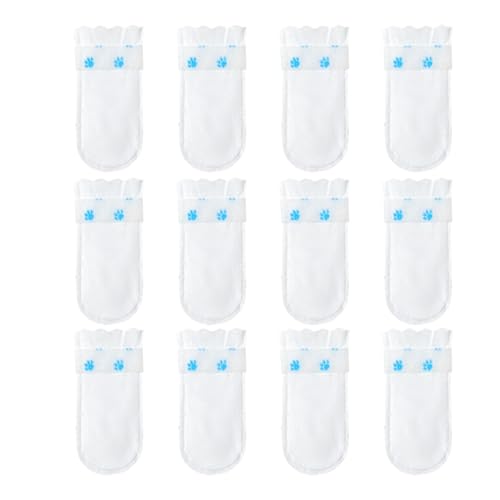 Wrohto Dog Cast Cover, 12pcs Dog Shoes Replacement Covers, Waterproof Dog Boots, Dog Shoes Replacement Covers, Pet Feet Socks Protector with Adjustable Adhesive Bandage for Paw Protection Wrohto Dog Cast Cover, 12pcs Dog Shoes Replacement Covers, Waterproof Dog Boots, Dog Shoes Replacement Covers, Pet Feet Socks Protector with Adjustable Adhesive Bandage for Paw Protection von Wrohto